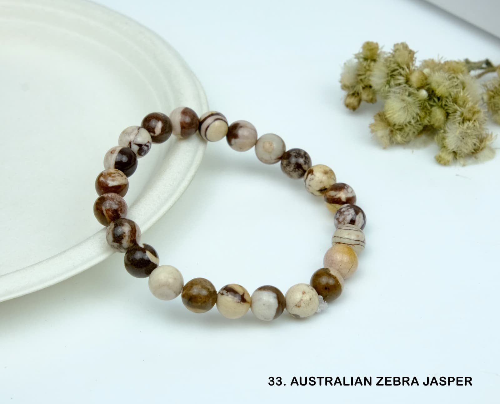 Australian Zebra Jasper Bracelet
