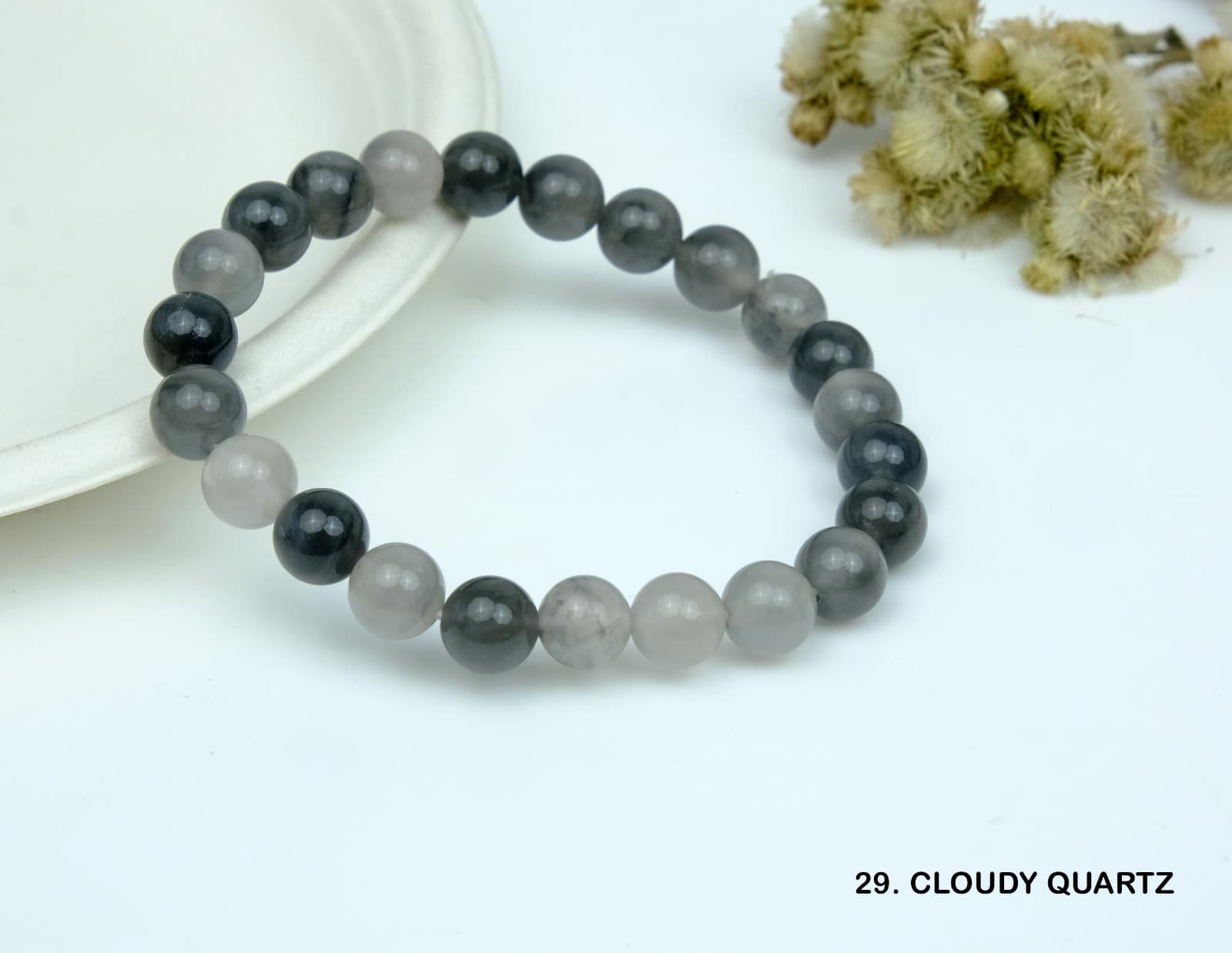 Cloudy Quartz Bracelet