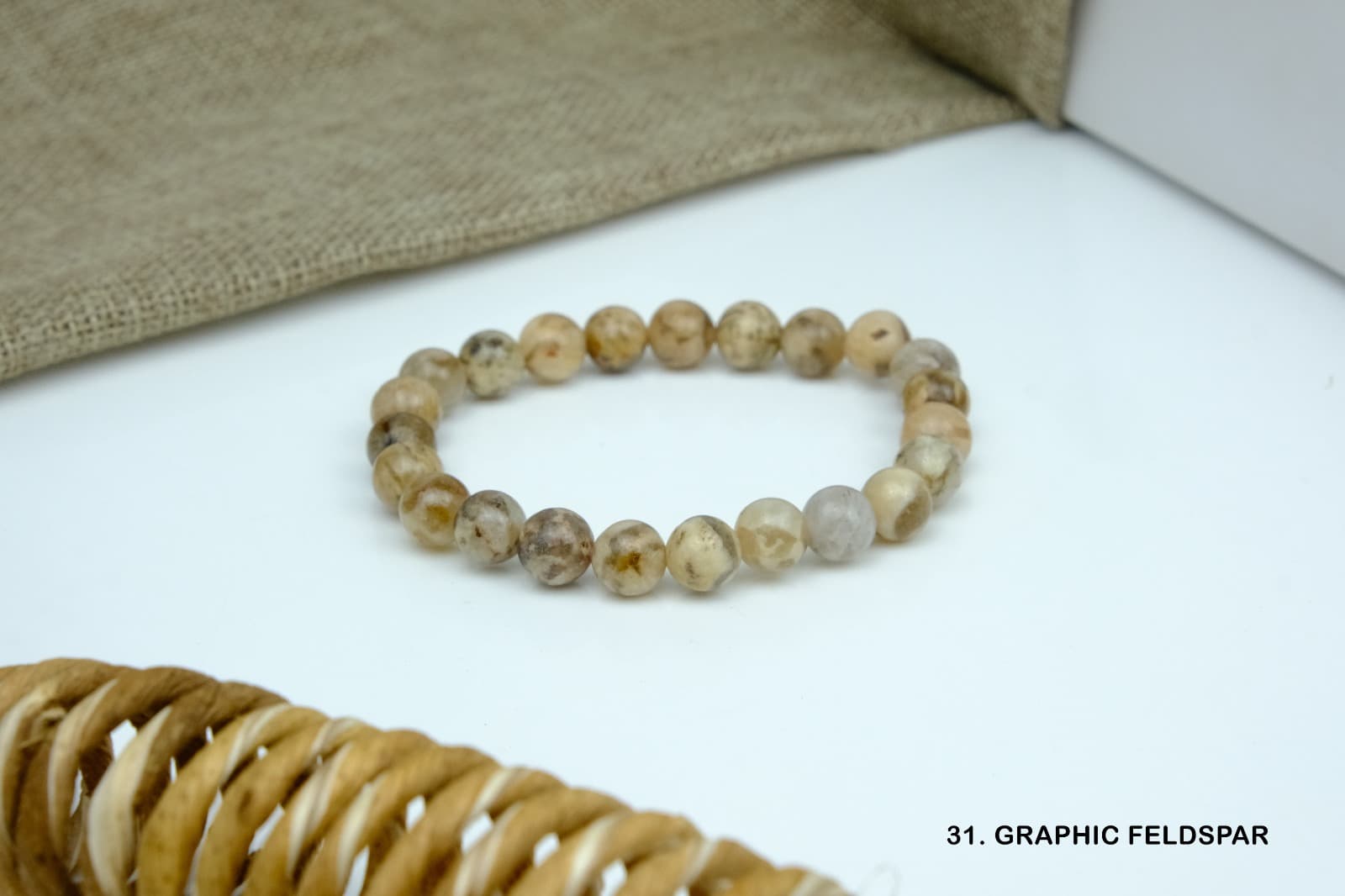 Graphic Feldspar Bracelet
