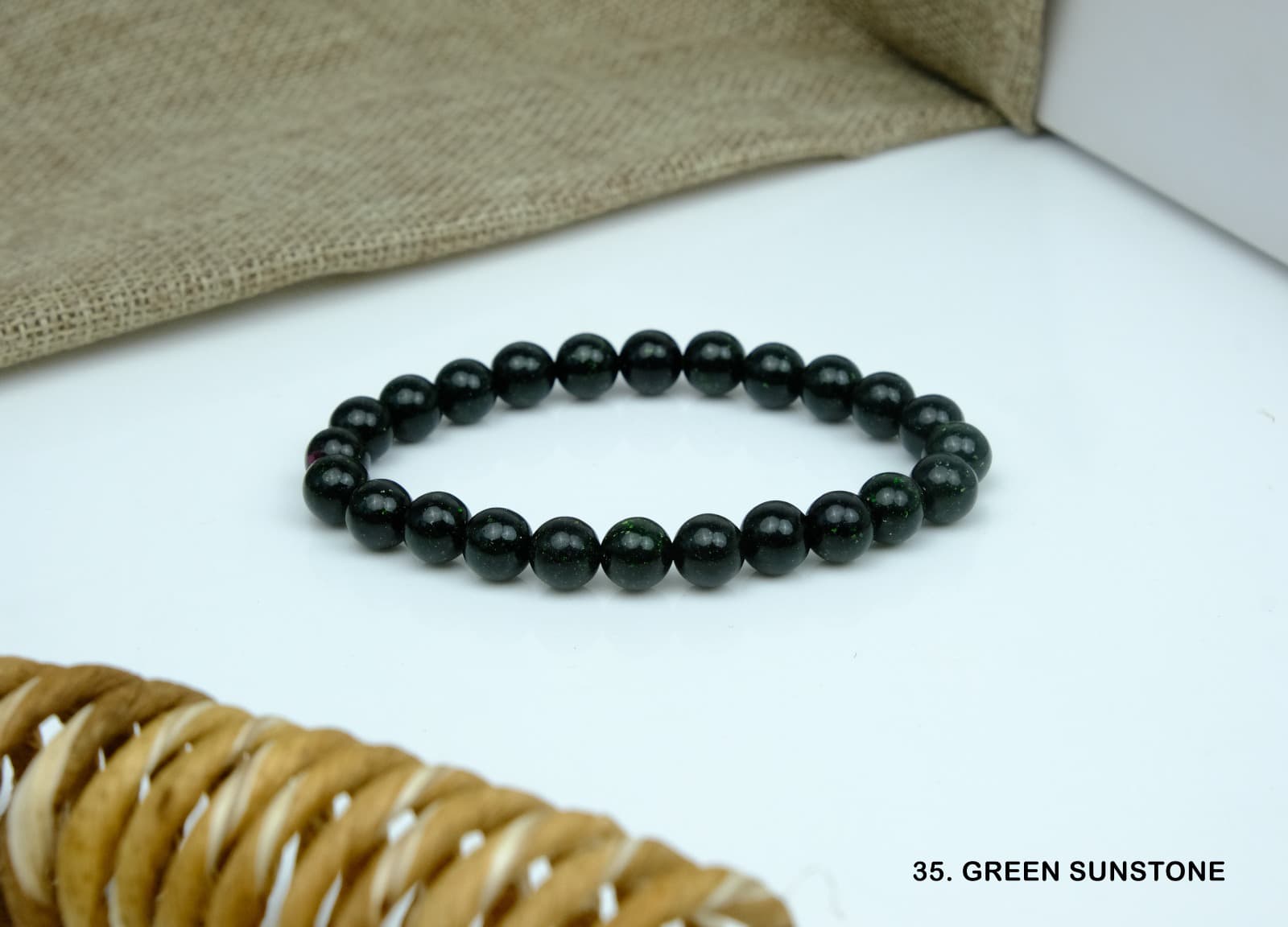 Green Sunstone Bracelet