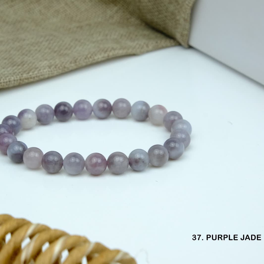 Purple Jade Bracelet