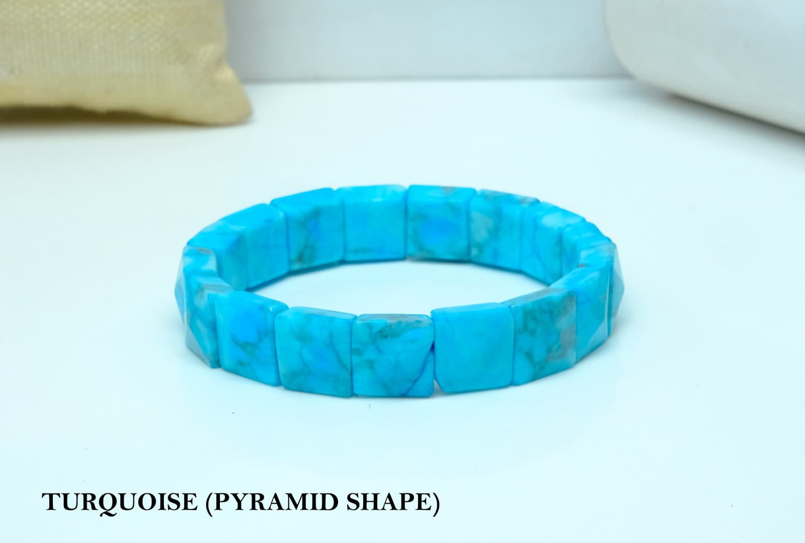 Turquoise Bracelet Pyramid Shape
